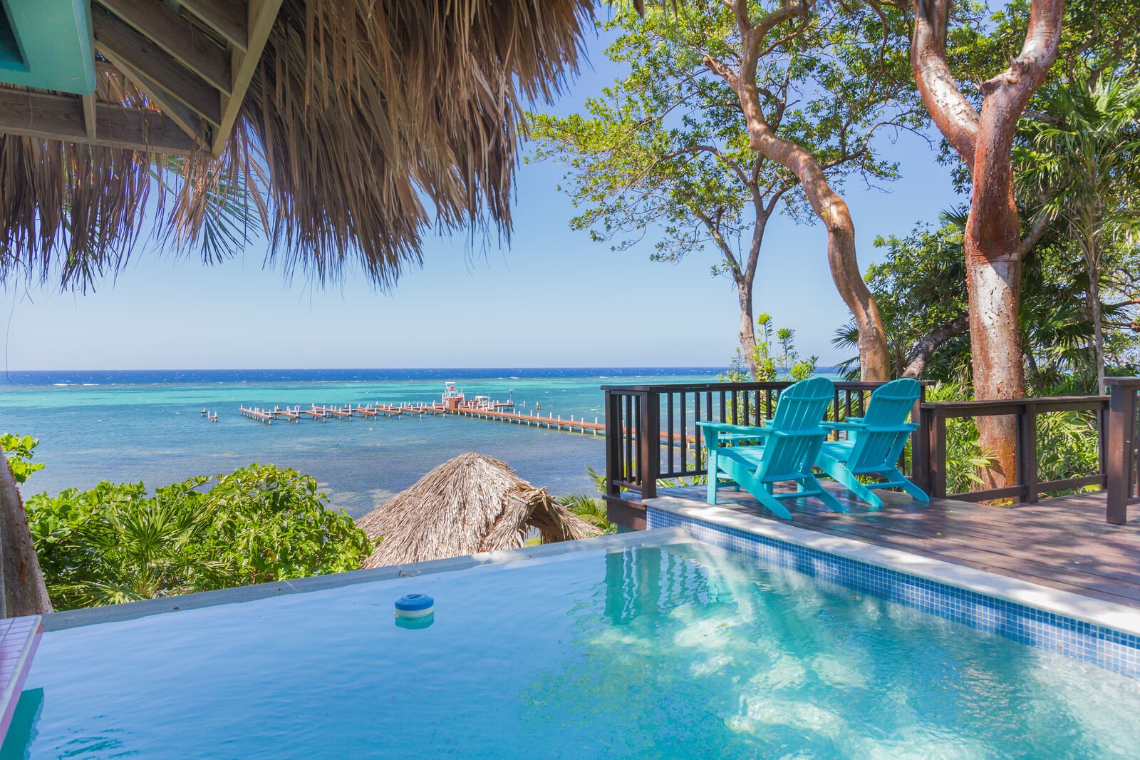 sea view from pool